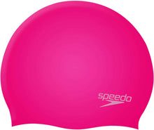 Cargar imagen en el visor de la galería, Gorro de Natación Speedo Moulded Silicona Cap Niños – Rosado (6 a 14 años) | SPEEDO