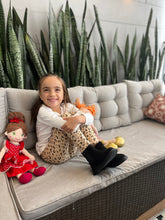 Cargar imagen en el visor de la galería, Legging para niña afranelada - Leopardo (Desde T2 hasta T10)