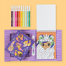 Cargar imagen en el visor de la galería, Colour by Numbers – Mermaids & Friends ( Edad: 4 a 7 años) | Tiger Tribe