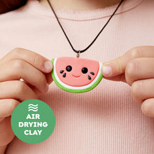 Cargar imagen en el visor de la galería, Clay Craft Sweeties Necklaces Tiger Tribe kit para crear collares de sandía y helado con arcilla, edad 5 a 8 años