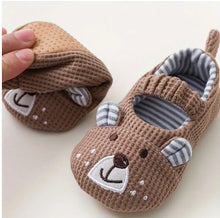 Cargar imagen en el visor de la galería, Pantuflas para Niños Teddy Bear - Marrón
