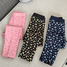 Cargar imagen en el visor de la galería, Legging para niña afranelada - Leopardo (Desde T4 hasta T10)