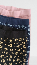 Cargar imagen en el visor de la galería, Legging para niña afranelada - Leopardo (Desde T4 hasta T10)