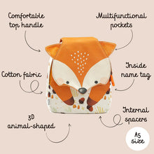 Cargar imagen en el visor de la galería, Mini Mochila- Crunchy El Zorro | SASSI