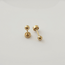Cargar imagen en el visor de la galería, Aretes de Oro 18K - Bolitas