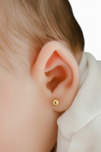 Cargar imagen en el visor de la galería, Aretes de Oro 18K - Bolitas