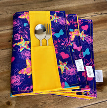 Cargar imagen en el visor de la galería, Individual infantil con bolsillo para cubiertos 40 x 30 cm - Varios | ALBA FOR KIDS