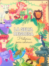 Cargar imagen en el visor de la galería, Pack Selva – 2 Libros para Colorear y Aprender