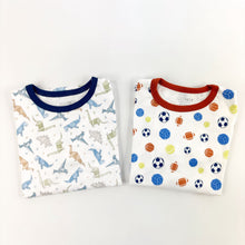 Cargar imagen en el visor de la galería, Pijama Infantil de Invierno Dinos – Set 2 Piezas en Algodón Pima | ELEFANTA