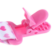 Cargar imagen en el visor de la galería, Pack x 3 un - Sujetadores de chupón para bebé (CONFETI)