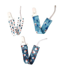 Cargar imagen en el visor de la galería, Pack x 3 un - Sujetadores de chupón para bebé - EDICIÓN NAVIDAD