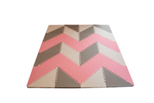 Cargar imagen en el visor de la galería, Pisos de Goma EVA en forma de Triángulo - ROSADO