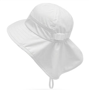 Sombrero con protección UPF 50+ para Bebés (3 a 24 Meses) - BLANCO