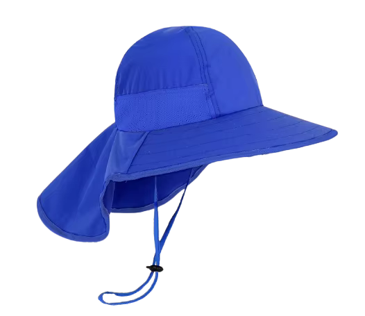 Sombrero con protección UPF 50+ para niños  (2 a 10 años) - AZUL