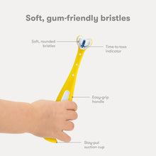 Cargar imagen en el visor de la galería, Cepillo de dientes de entrenamiento triple ángulo para niños (2+ años) | FridaBaby
