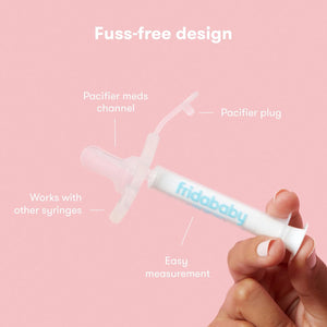MediFrida "Accu-dose" – Dispensador de medicamentos con chupón para bebés | FridaBaby