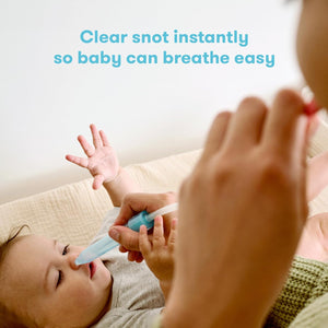 NoseFrida "The snotsucker" – Aspirador nasal para bebés con 20 filtros adicionales | Frida Baby