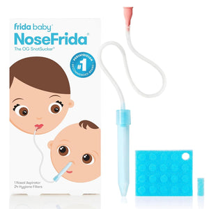 NoseFrida "The snotsucker" – Aspirador nasal para bebés con 20 filtros adicionales | Frida Baby