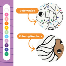 Cargar imagen en el visor de la galería, Colour by Numbers – Mermaids &amp; Friends ( Edad: 4 a 7 años) | Tiger Tribe
