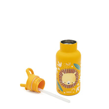Cargar imagen en el visor de la galería, Botella de acero inoxidable con aislamiento al vacío (350 ml) - Chompy El Leon | SASSI

