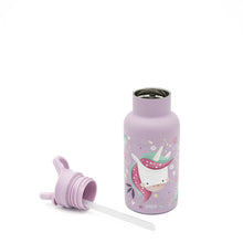 Cargar imagen en el visor de la galería, Botella de acero inoxidable con aislamiento al vacío (350 ml) - Sparkly El Unicornio | SASSI
