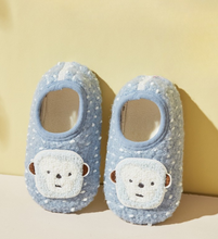 Cargar imagen en el visor de la galería, Pantuflas para Bebes Oveja - Celeste
