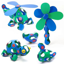 Cargar imagen en el visor de la galería, Itsy Pack Blue Green – Juego Magnético de Construcción  (Edad: 4 años)| Clixo
