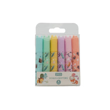 Cargar imagen en el visor de la galería, Set de 6 Mini Resaltadores de Animalitos | SASSI
