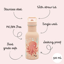 Cargar imagen en el visor de la galería, Botella de acero inoxidable - 500 ml - Slurpy El Pulpo | SASSI
