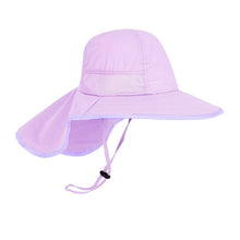 Cargar imagen en el visor de la galería, Sombrero con protección UPF 50+ para niños - MORADO
