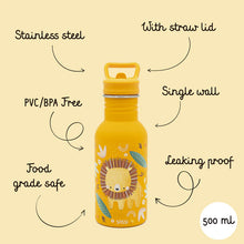 Cargar imagen en el visor de la galería, Botella de acero inoxidable - 500 ml - Chompy El Leon  | SASSI
