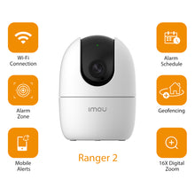 Cargar imagen en el visor de la galería, Cámara de Seguridad para Bebé - IMOU Ranger 2 3MP   (2K- Wi-Fi - Full HD)
