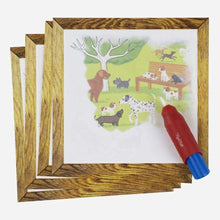 Cargar imagen en el visor de la galería, Magic Painting World Pets Tiger Tribe con 4 láminas reutilizables y pincel mágico de agua

