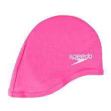 Gorro de Natación de tela Junior – Poliéster Rosado l (2 a 6 años) | SPEEDO