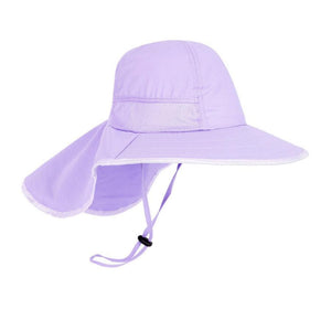 Sombrero con protección UPF 50+ para niños - MORADO