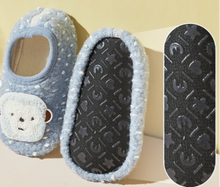 Cargar imagen en el visor de la galería, Pantuflas para Bebes Oveja - Celeste
