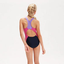 Cargar imagen en el visor de la galería, Traje de Baño Niña Speedo Colourblock Spiritback (Tallas:  7-8 años)  | SPEEDO
