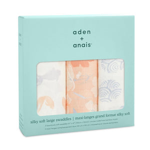 Set de 3 Mantas de Muselina de Bambú – Koi Pond | Aden + Anais