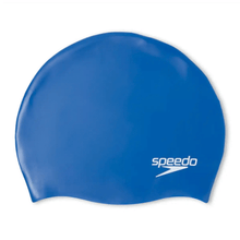 Cargar imagen en el visor de la galería, Gorro de Natación Speedo Moulded Silicona Cap Niños – Azul (6 a 14 años) | SPEEDO
