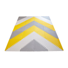 Cargar imagen en el visor de la galería, Pisos de Goma EVA en forma de Triángulo - AMARILLO (FALLA: Empaque roto)
